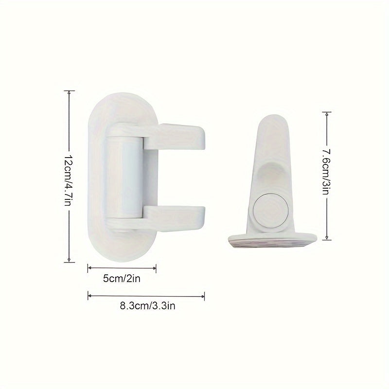 Verktygsfritt dörrlås med spak – 2-knapps tryckknapp och 90° roterande säkerhetshandtag