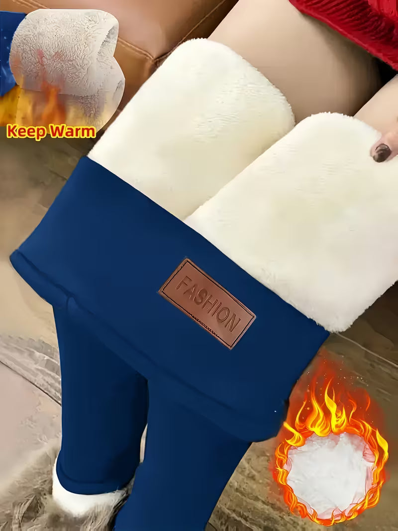 Ellie | Fleecefodrade tjockare leggings – Mysiga vinter- och termokläder