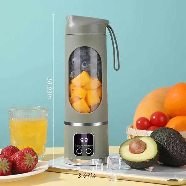 Uppladdningsbar bärbar elektrisk citruspress – Sladdlös juicepress för färsk apelsin-, citron- och limejuice när som helst