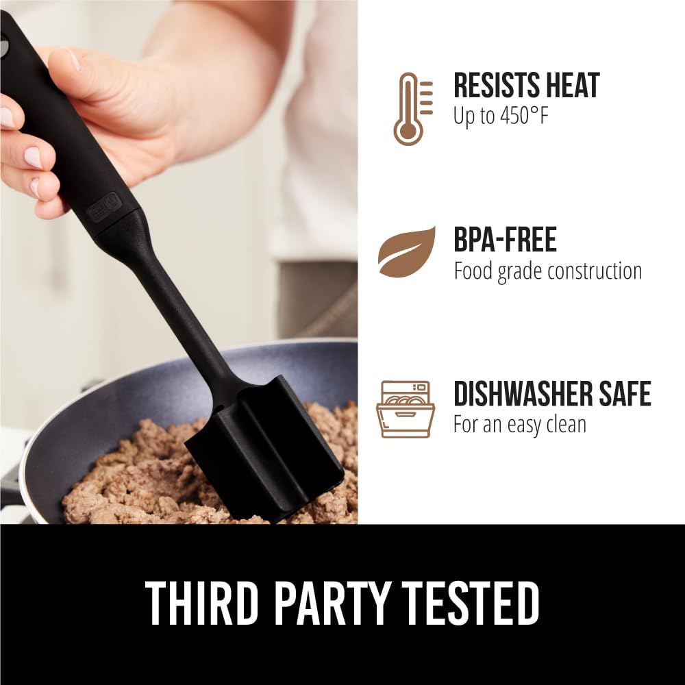 Ergonomisk mathackare – Köttkvarn och mosare med nonstickbeläggning för daglig matlagning