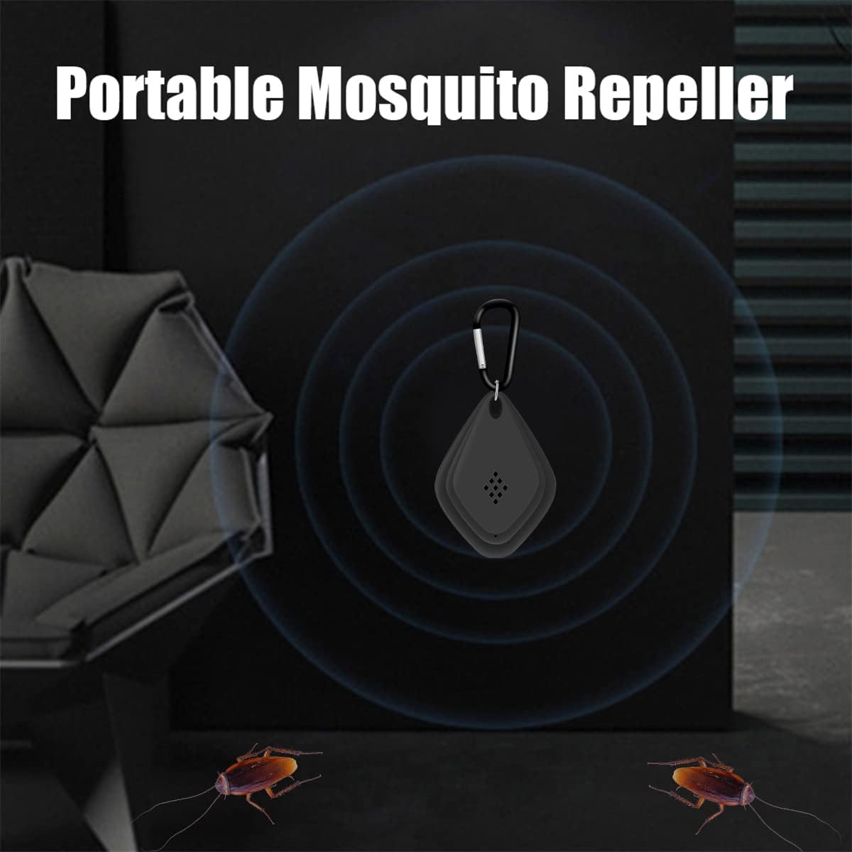 Ultraschall-Floh- und Zeckenabwehr für Haustiere – Elektronisches Schädlingsbekämpfungsgerät für Hunde und Katzen