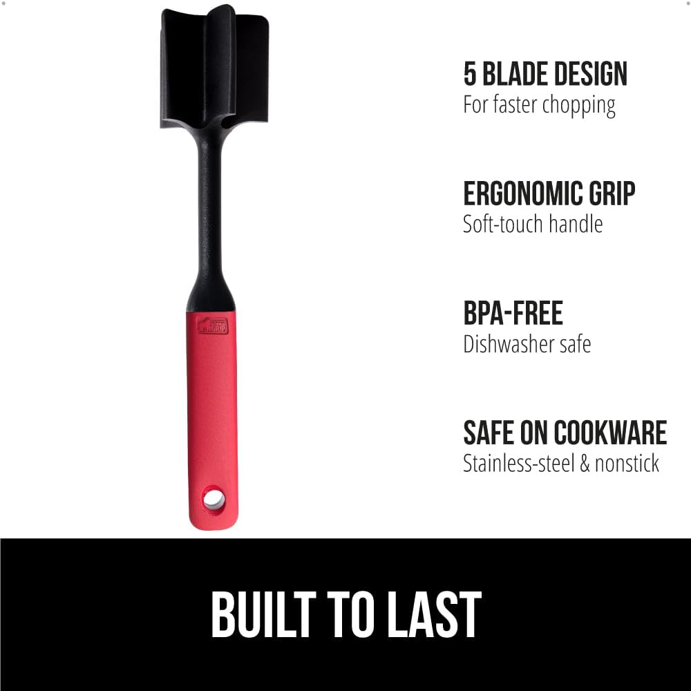 Ergonomisk mathackare – Köttkvarn och mosare med nonstickbeläggning för daglig matlagning