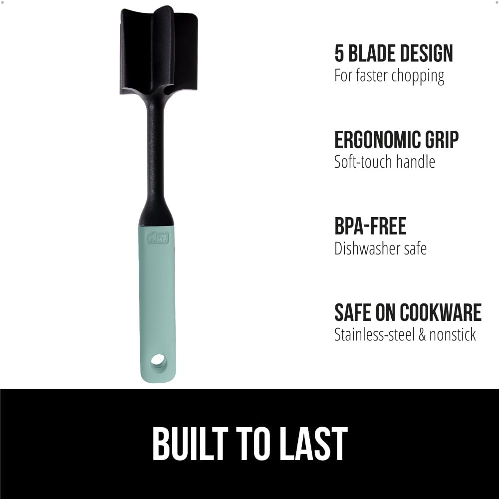 Ergonomisk mathackare – Köttkvarn och mosare med nonstickbeläggning för daglig matlagning