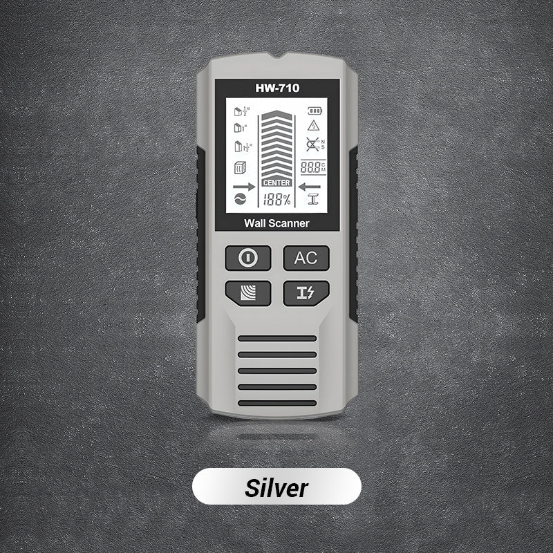 Bärbar väggskanner med flera sensorer – Upptäck metall, ledningar och rör med precision