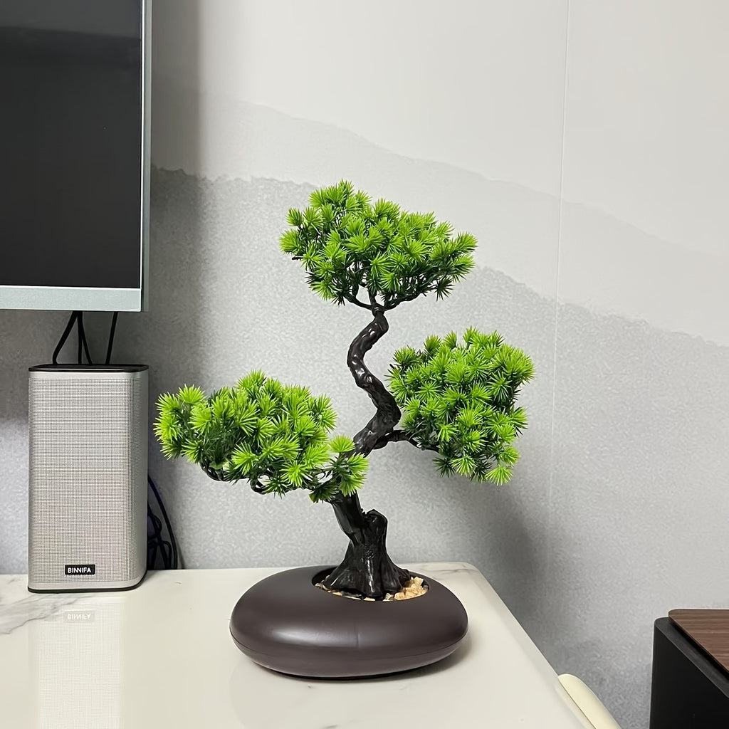 UV-resistenta konstgjorda tall- och bonsaiväxter – Lush Faux Greenery