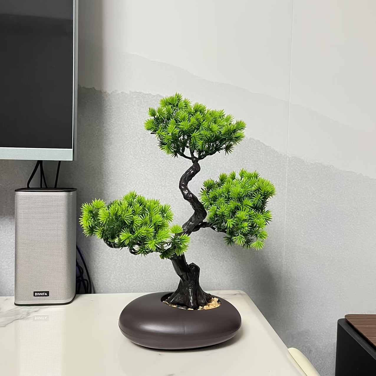 UV-resistenta konstgjorda tall- och bonsaiväxter – Lush Faux Greenery