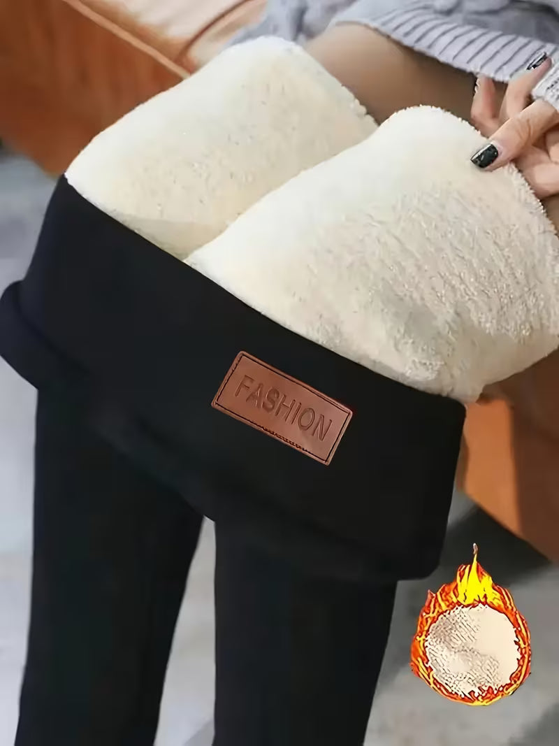 Ellie | Fleecefodrade tjockare leggings – Mysiga vinter- och termokläder