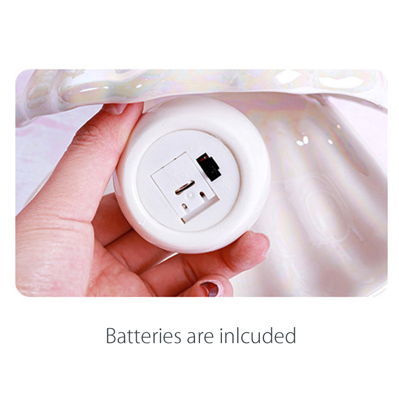 Elegant keramisk pärla LED nattlampa – Soft Glow Ambient Lampa