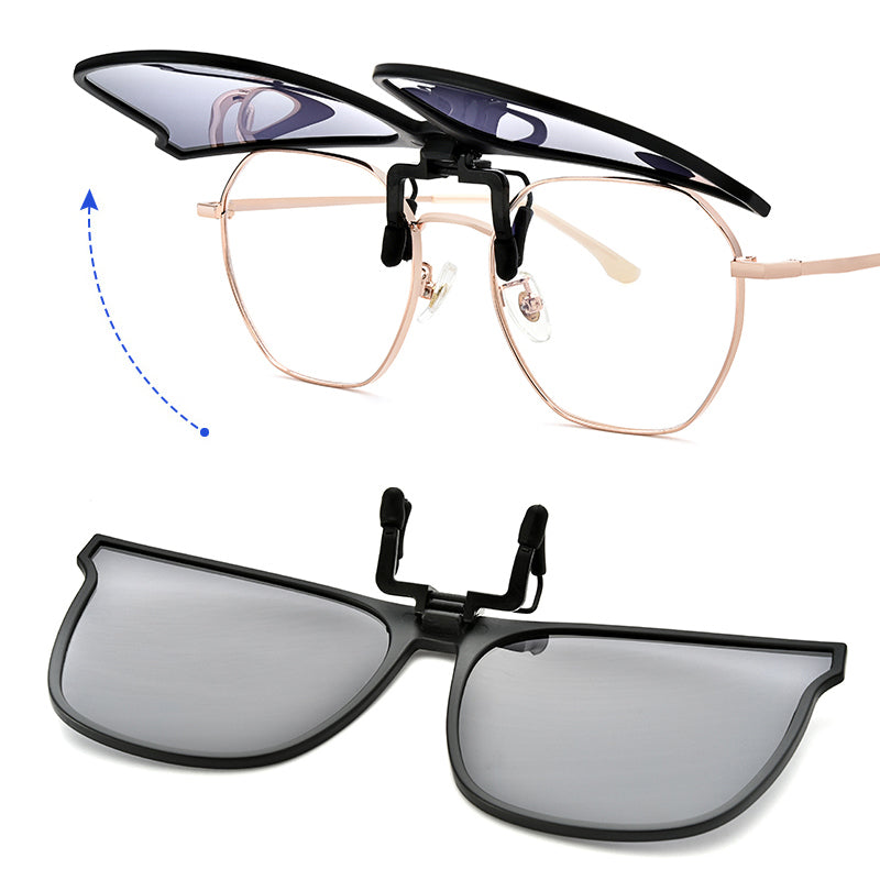 Nästa generations clip-on solglasögon – elegant UV-skydd