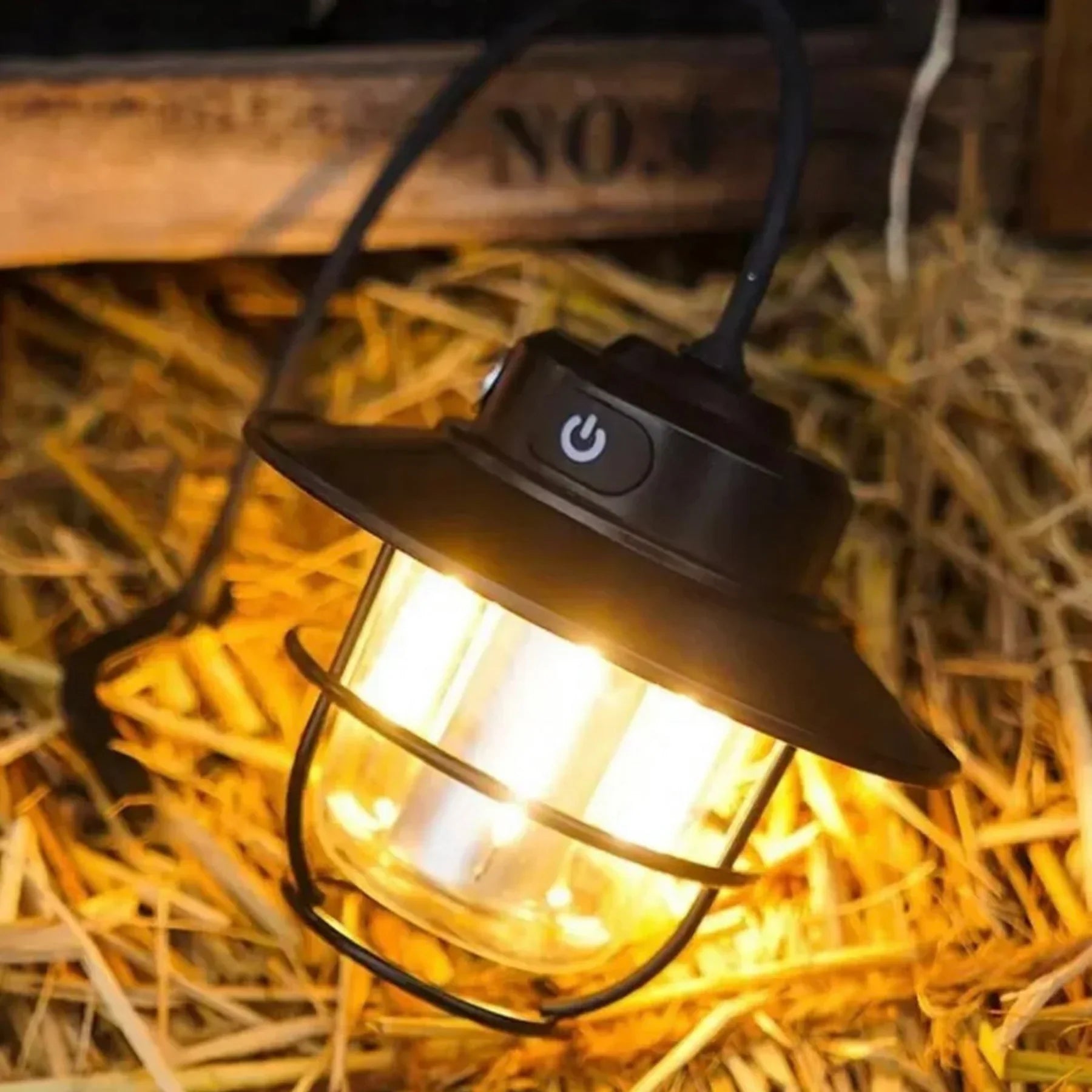 Uppladdningsbar LED-campinglykta – Ultraljust, bärbart och väderbeständigt ljus för utomhusäventyr