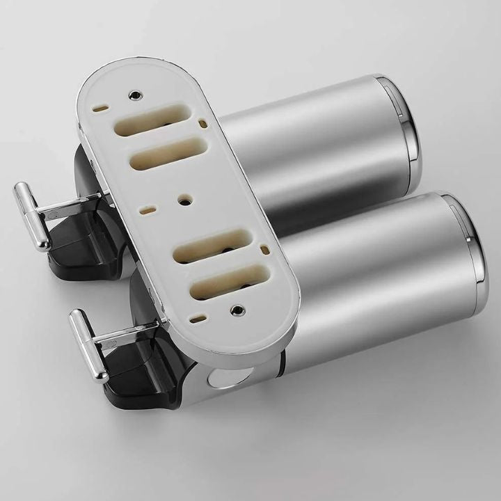 Elegant väggmonterad tvålpump – Modern touch för en enkel badrumsstil
