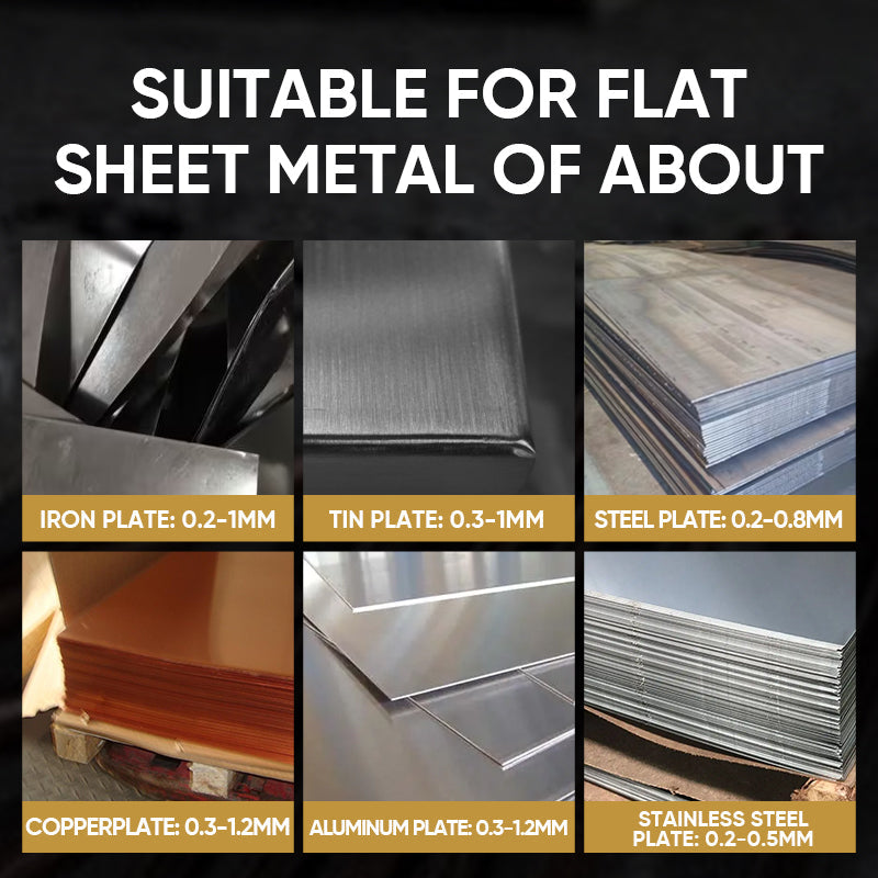 Elektrisk borrmaskin/plåtskärare – Precisionsnibblertillsats för rena snitt