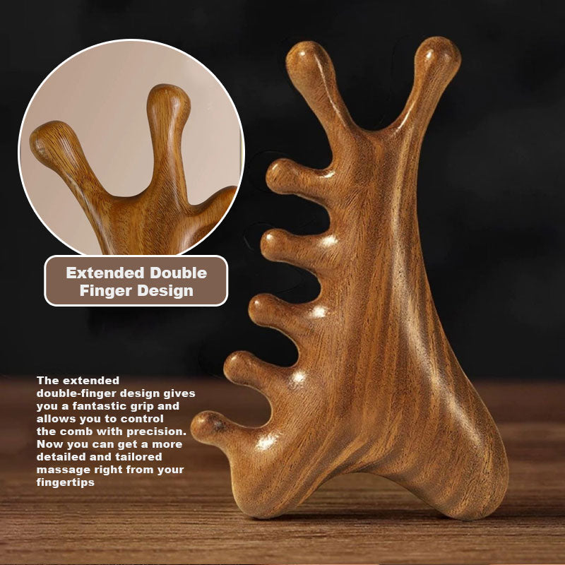 Hårborste för utredning av tovor - 4-i-1 hårbottenmassage och stylingkam