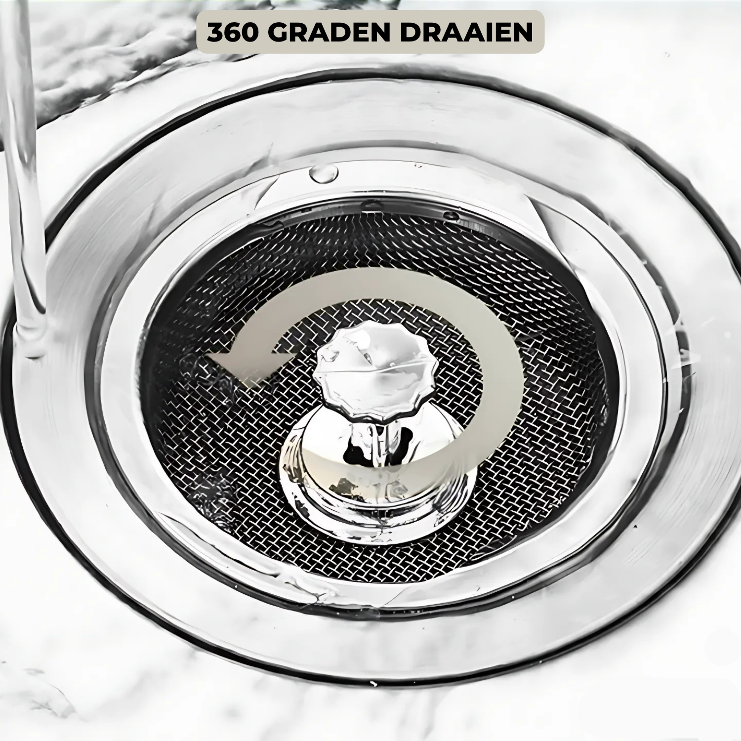 DrainGuard – Rostfritt stålfiltr med anti-igensättningsnät