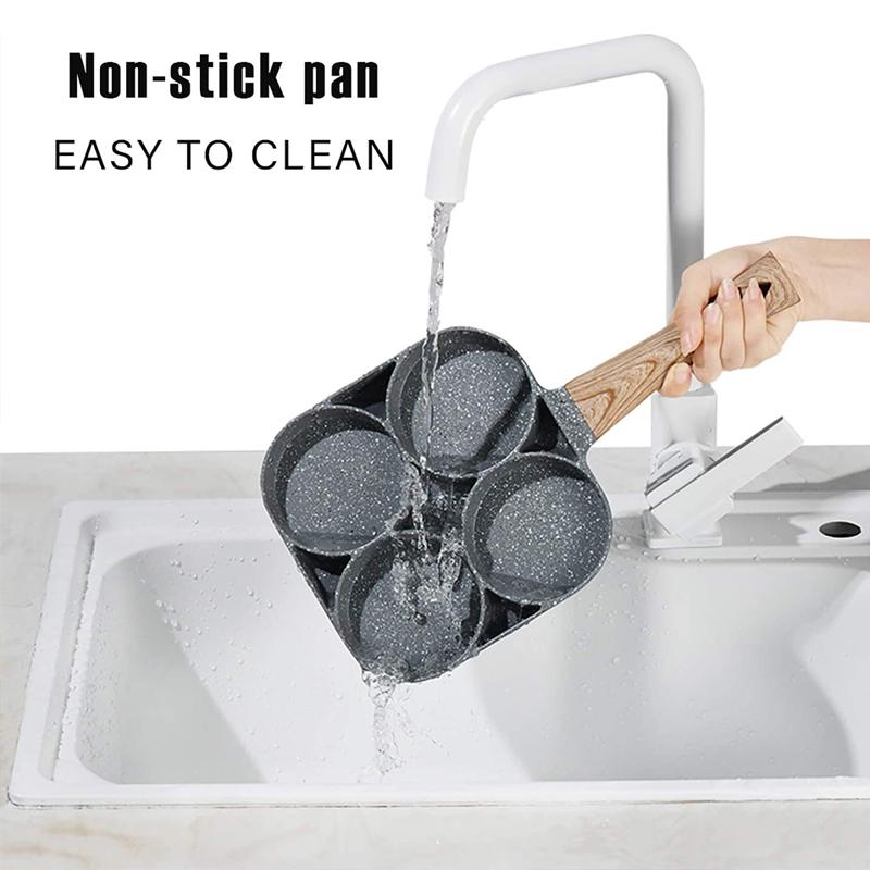 Stekpanna i flera sektioner – Koka fyra perfekta portioner på en gång