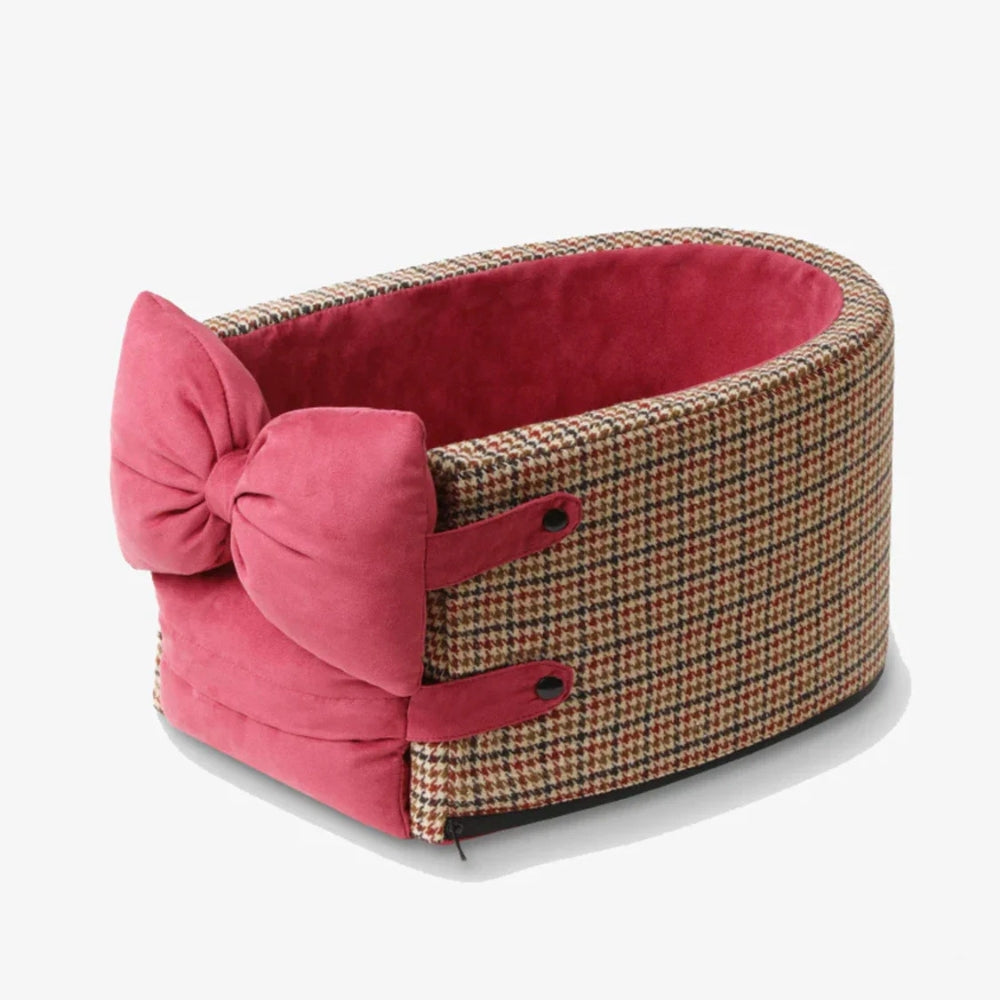 Elegant resebilstol för husdjur – Säker, snygg och mysig på språng