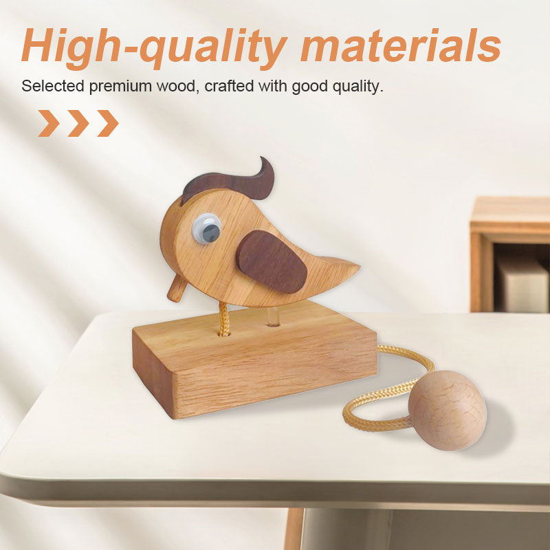 Rustik dörrklocka i trä – Dekorativ klocka för hem och café