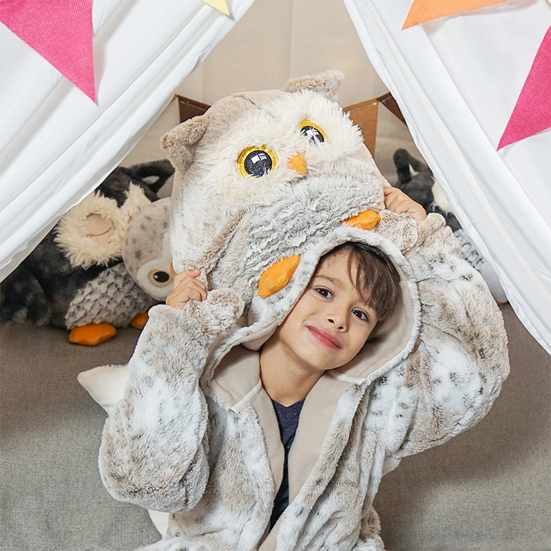 2-i-1 Bärbar Plyschleksak – Mysig Filt & Goskompis