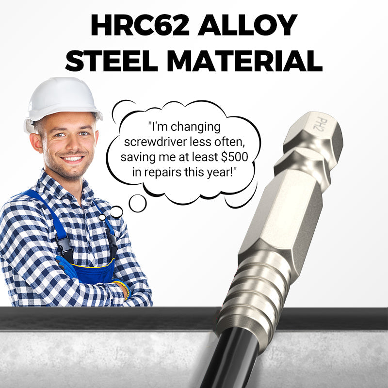 Allt-i-ett magnetisk bitssats - hållbar skruvmejselsats för hemmaprojekt