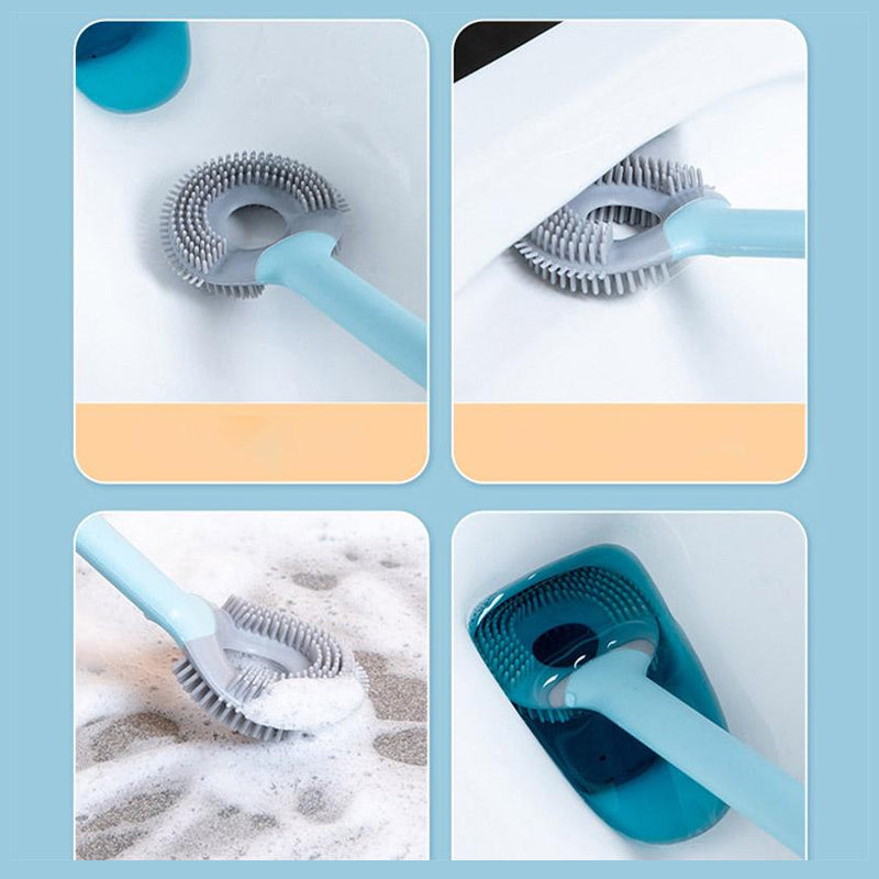 FlexiClean - Rymdsmart silikon toalettborste