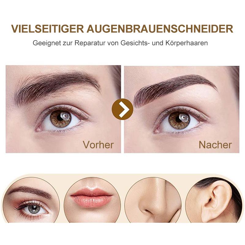 Uppladdningsbar ögonbrynsborste – Skonsam epilator för perfekt brynformning