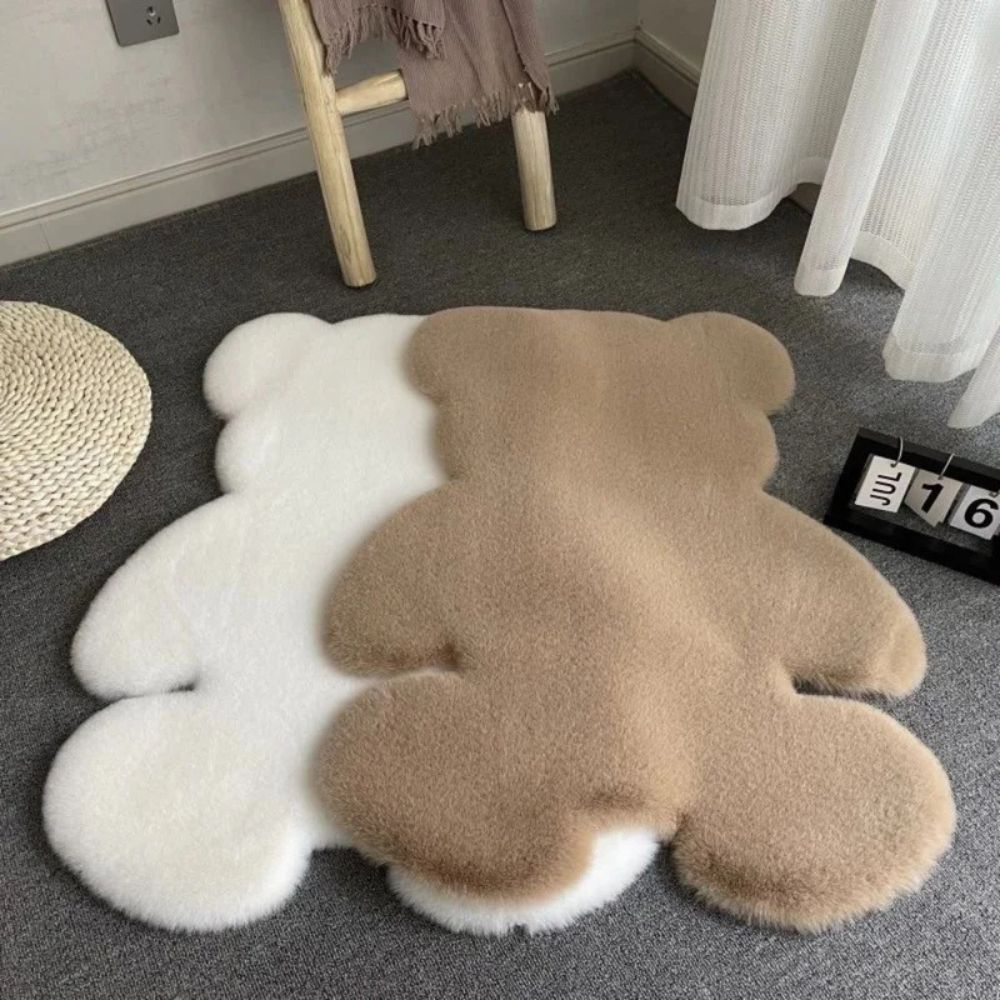 TeddyFluff Rug – Mysig & mjuk plysch accent
