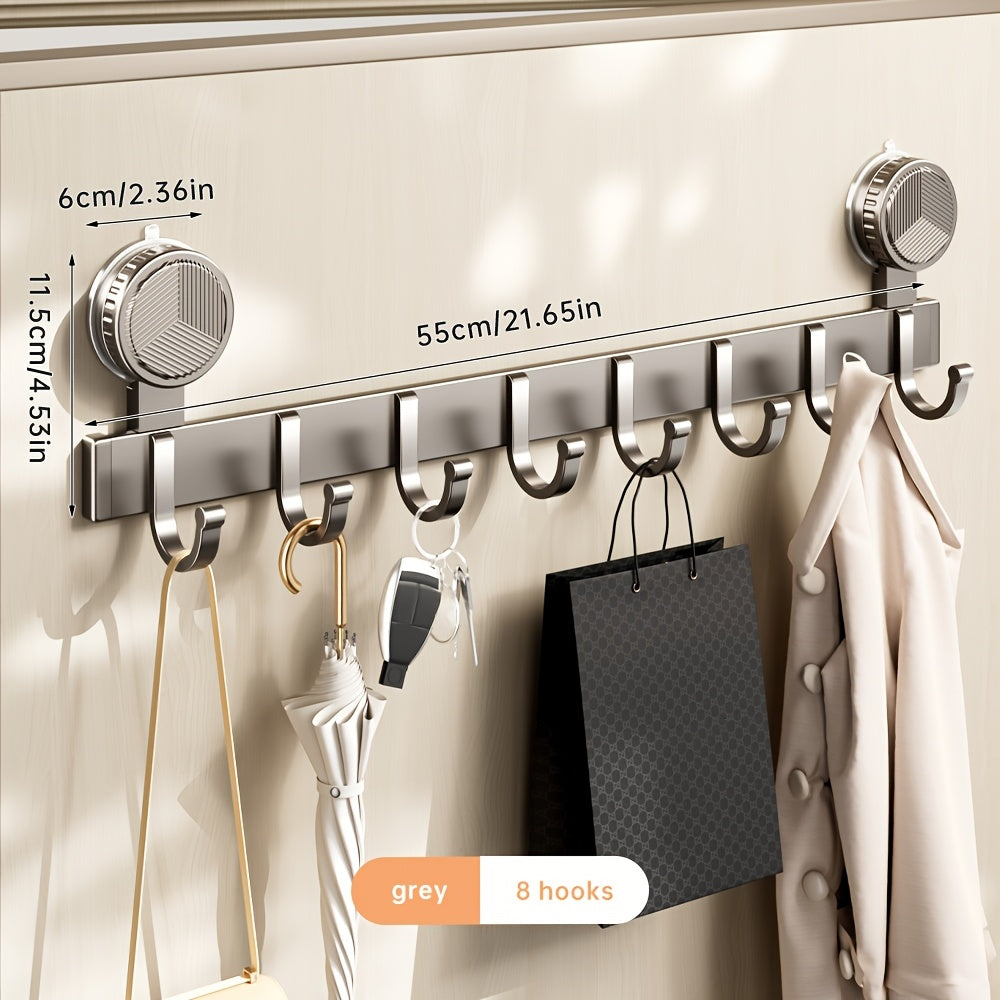 Stark sugkrok för dörren – Mångsidig förvaring för handdukar, rockar och accessoarer