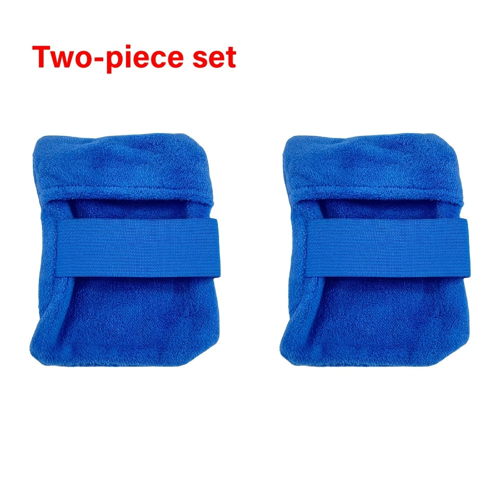 2-pack sandfria strandhanddukar – Mjuka avskakningsdukar i korallfleece för utomhusäventyr