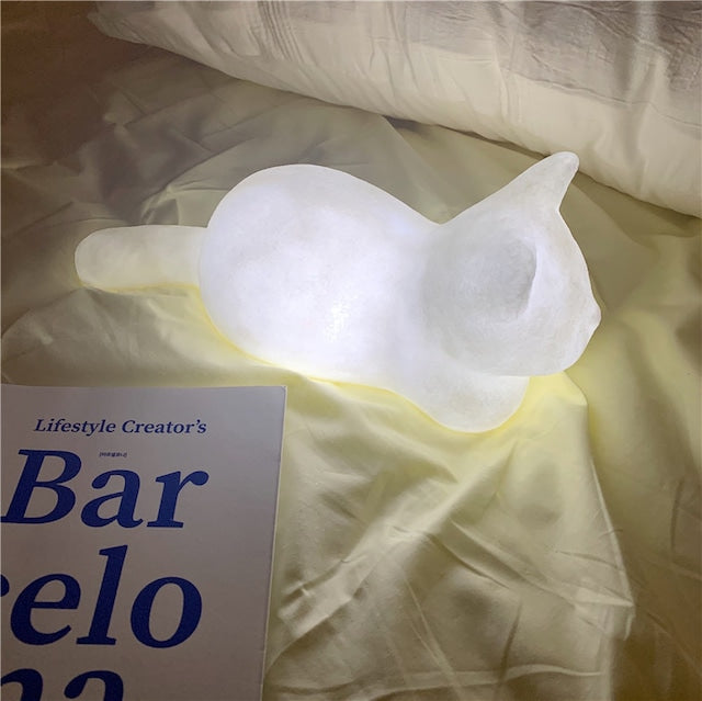 Bedårande kattnattlampa - Mjuk stämningsfull LED-lampa
