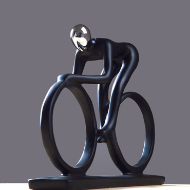 Konstnärlig cykelhjulsdekor i harts – Lyxigt inslag i hemmet och på kontoret