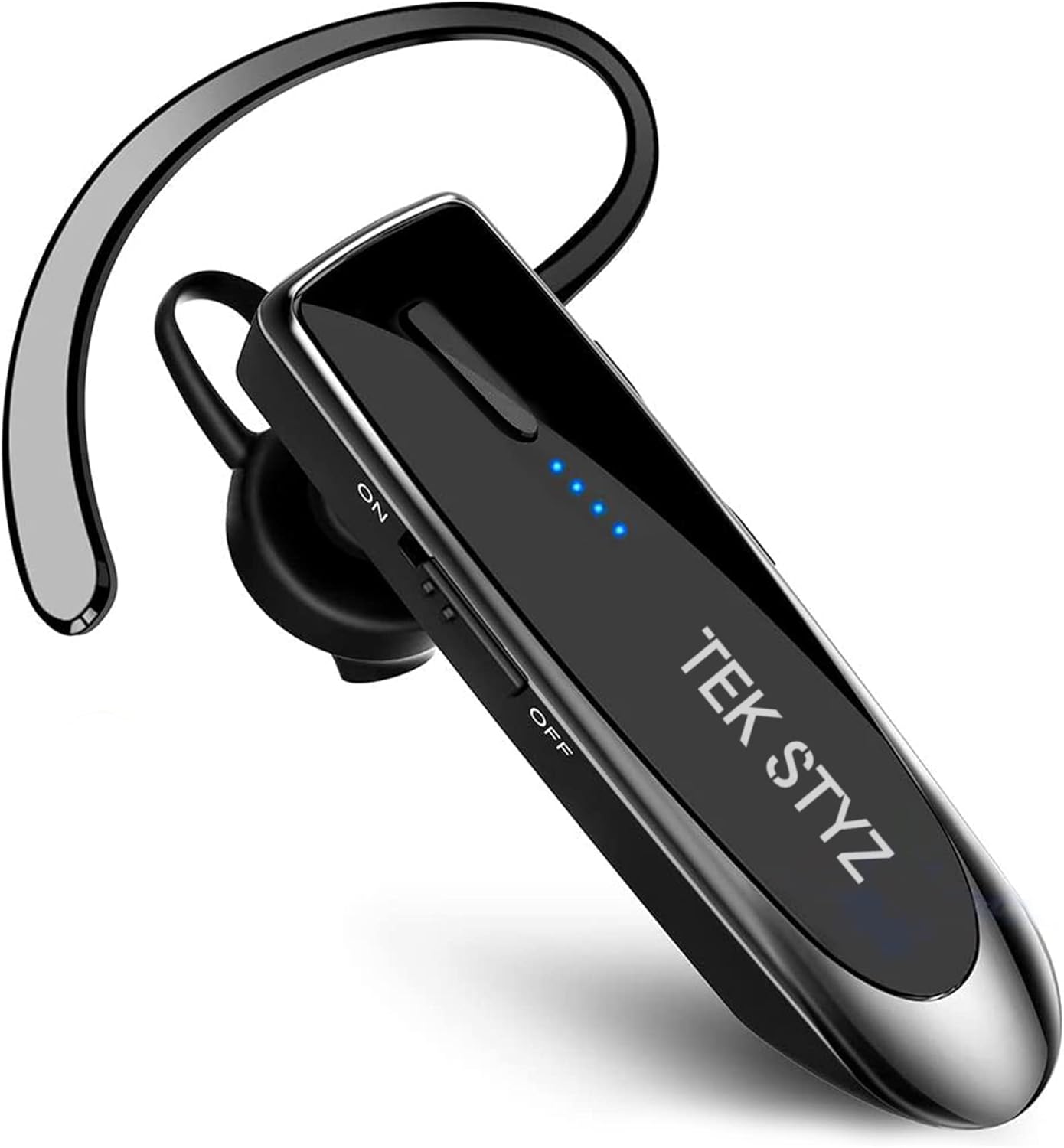 Trådlösa Bluetooth 5.3-hörlurar - Brusreducerande headset med mikrofon, vattentät sporthörlur, lång batteritid
