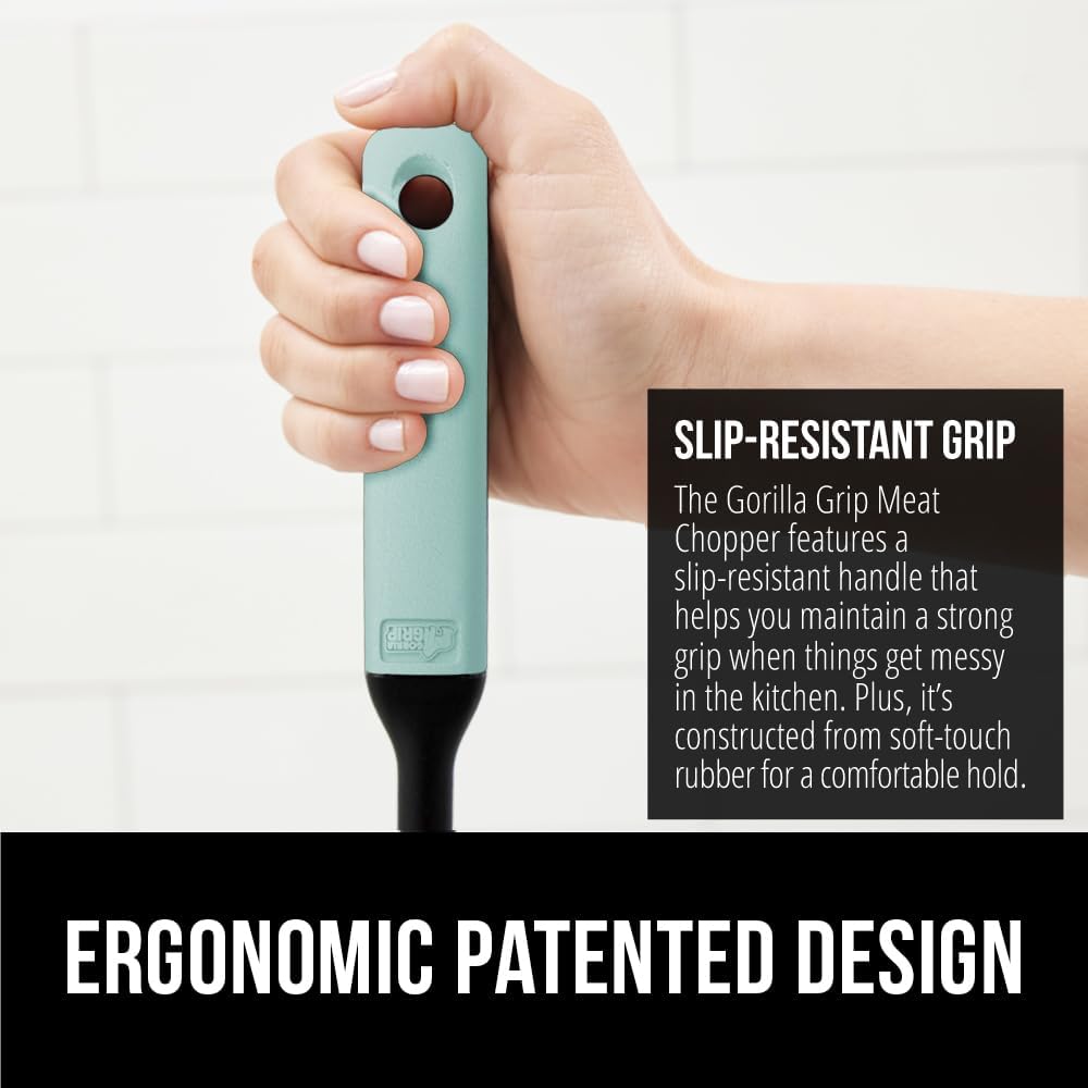 Ergonomisk mathackare – Köttkvarn och mosare med nonstickbeläggning för daglig matlagning