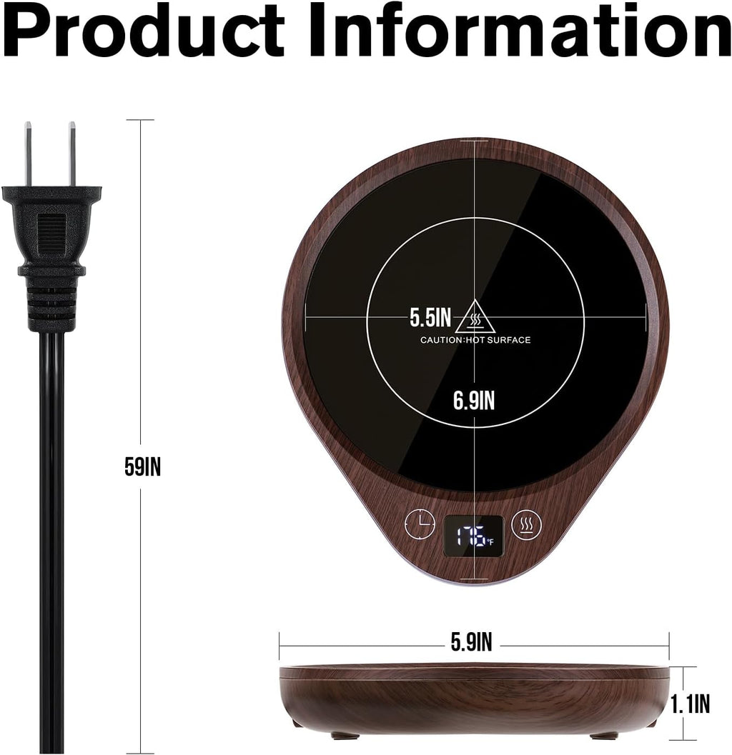 USB-driven kaffemuggvärmare – Elektrisk dryckesvärmarplatta