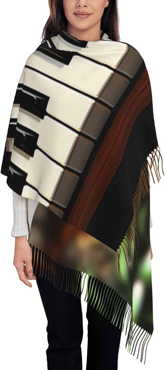 Söt tecknad sjal - Mjuk sjal och mysig vintersjal