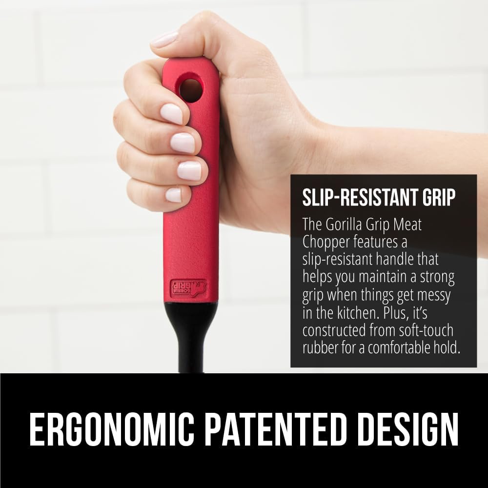 Ergonomisk mathackare – Köttkvarn och mosare med nonstickbeläggning för daglig matlagning