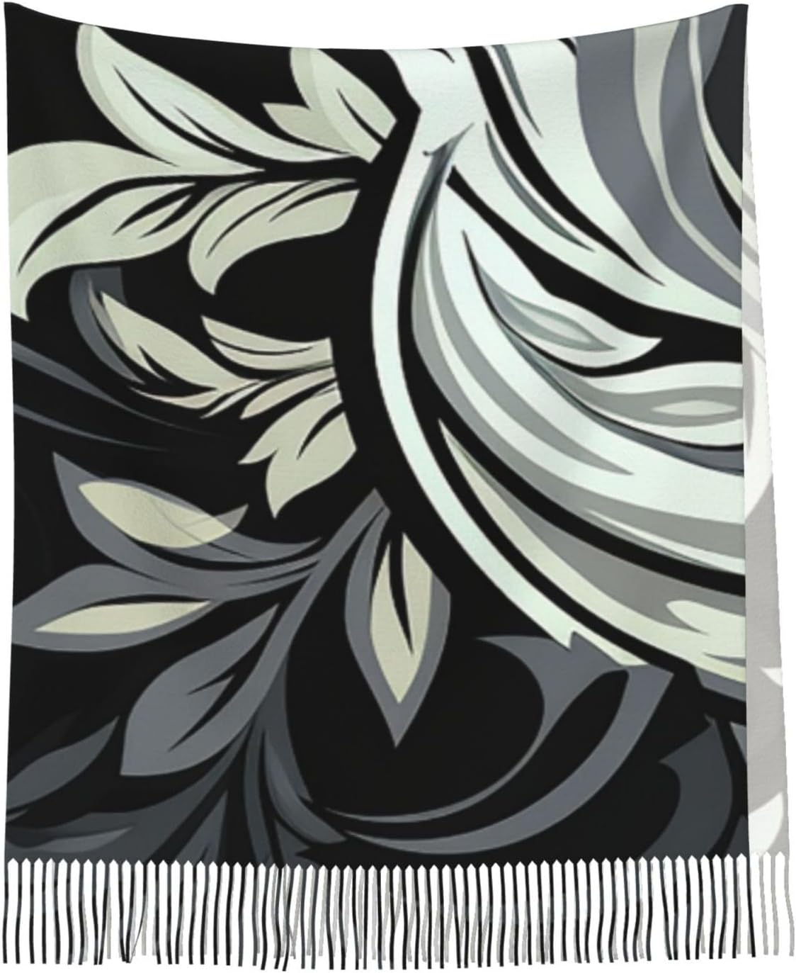 Söt tecknad sjal - Mjuk sjal och mysig vintersjal