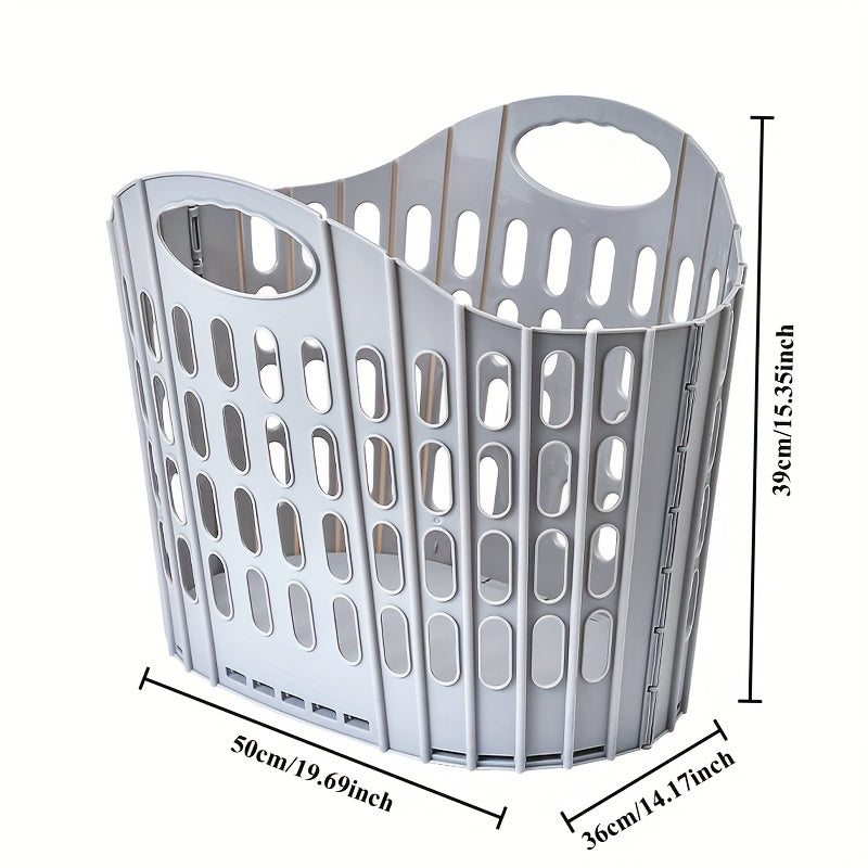 FlexiFold bärbar tvättkorg – Kompakt och lättbärbar klädkorg