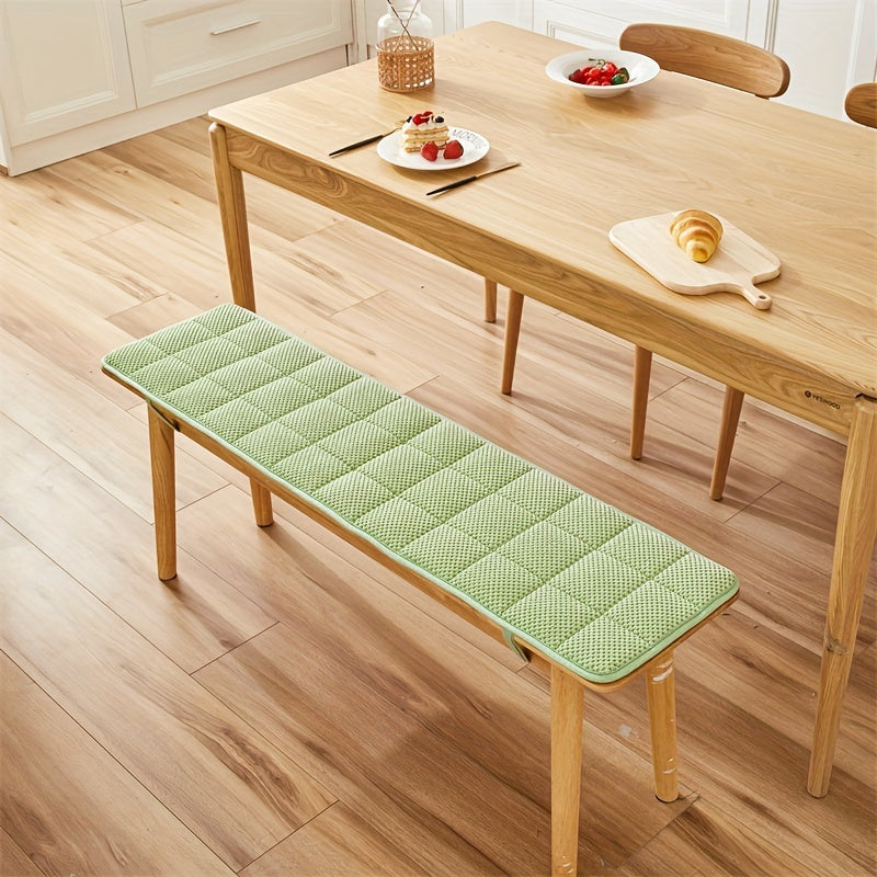 Plyschbänk- och soffdyna - Modern förtjockad geometrisk sittdyna
