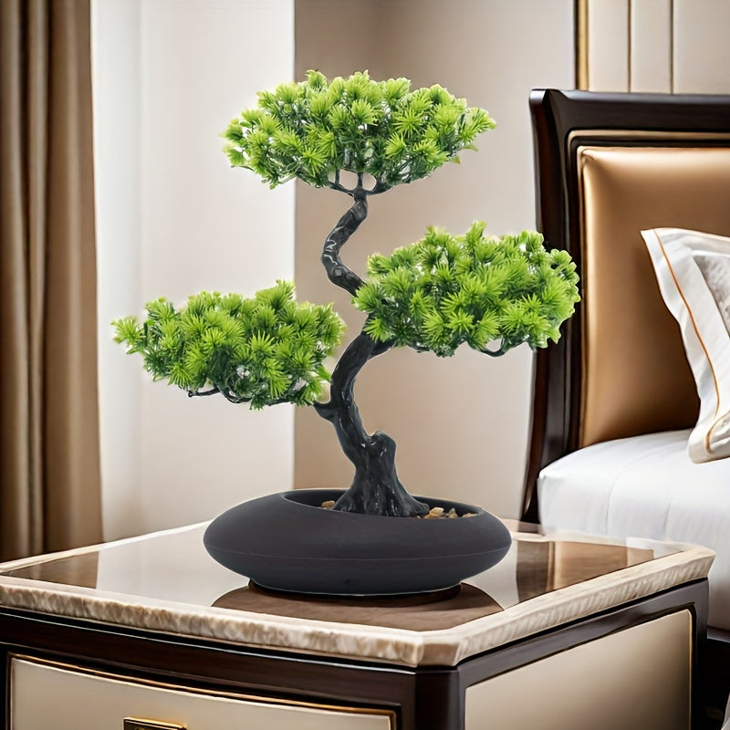 UV-resistenta konstgjorda tall- och bonsaiväxter – Lush Faux Greenery
