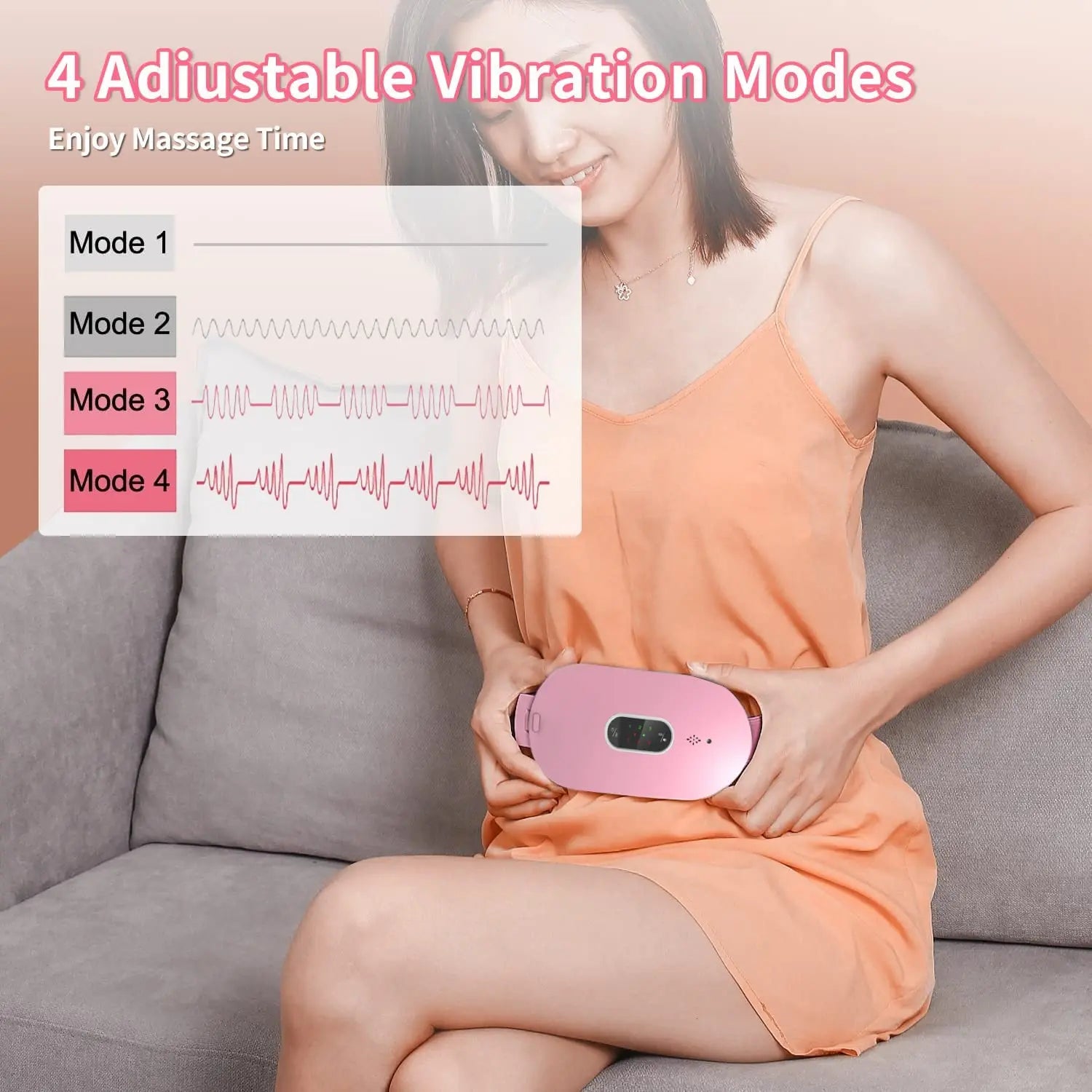 Menstrual Relief Massager – Värme- och vibrationsterapi