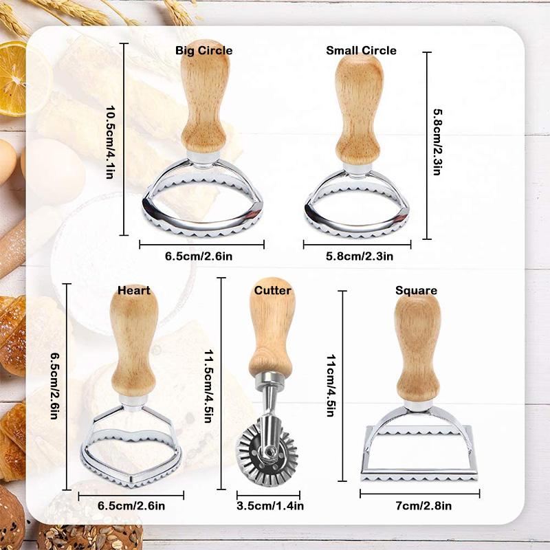 Gourmet ravioli stämpelset – skapa perfekt förseglad pasta med lätthet