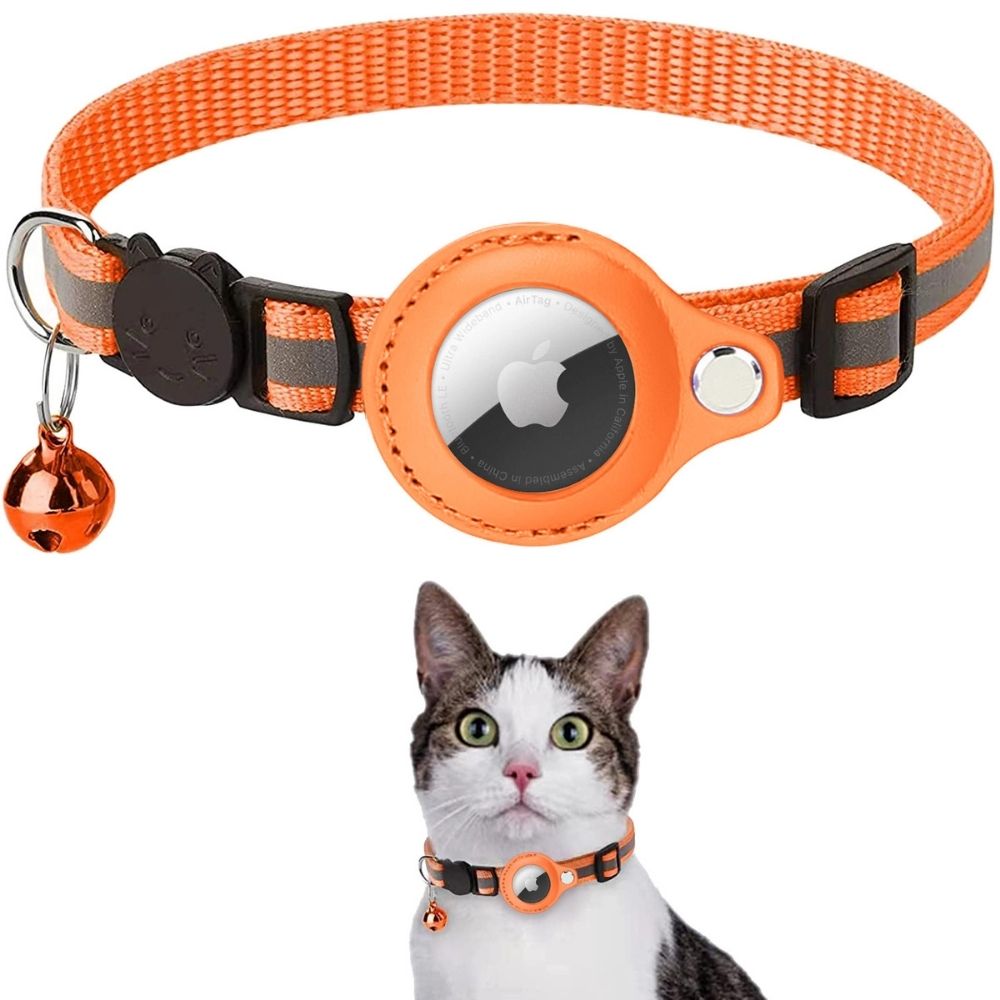 Reflekterande halsband för katt – justerbar säkerhetsrem för synlighet och komfort i mörker