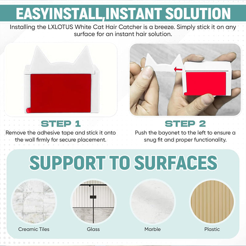 Återanvändbar hårfångare för avlopp – Anti-igensättning för dusch och golvsil