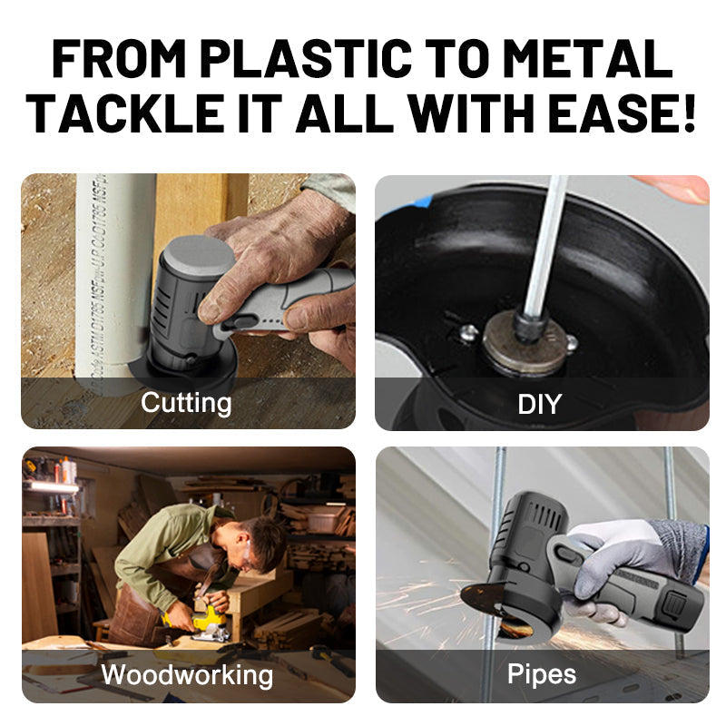 Mini elektrisk kvarn - handhållen skivskärare för hemmabruk och verkstad