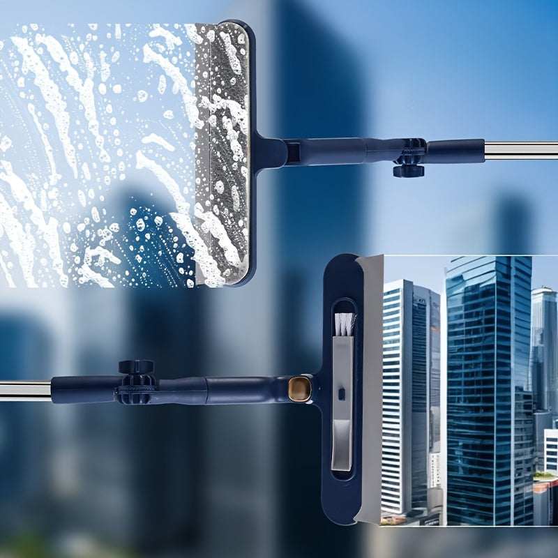 Rengöringsskrapa för glasfönster – justerbar design för enkel rengöring