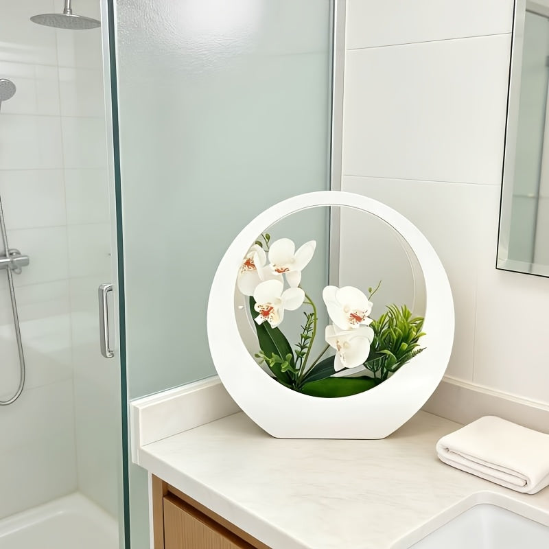 Realistiskt konstgjort bonsaiblomsterarrangemang – Underhållsfri skrivbordsväxtdekoration