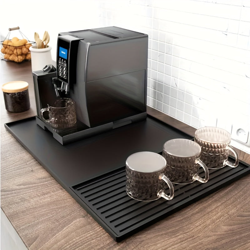 BrewGuard – 2-i-1 värmebeständig silikonkaffematta med upphöjda kanter