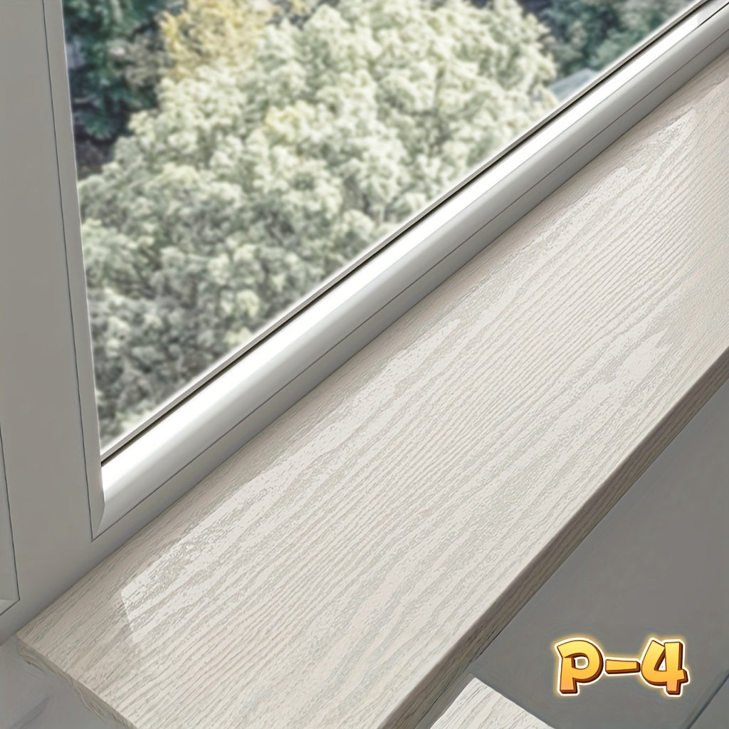 Träfibervinylöverdrag för fönsterbrädor – Reptålig självhäftande dekorativ panel