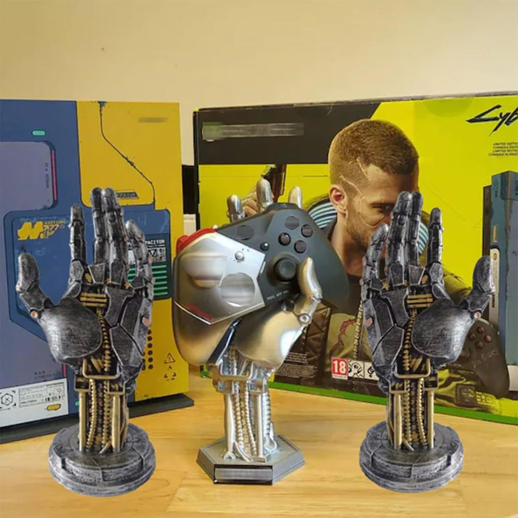 Futuristiskt spelkontrollstativ – Elegant Sci-Fi-displayhållare