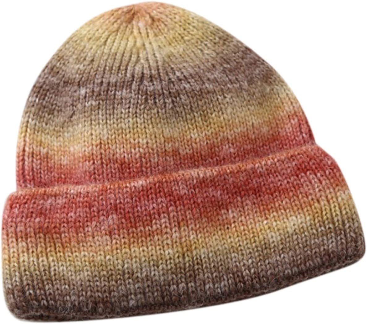 Mjuk stretchig stickad mössa – Unisex lös vintermössa för vardaglig komfort